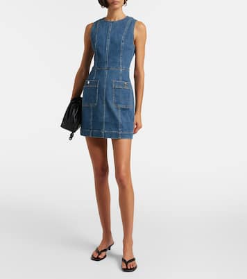 Minikleid Zaire aus Denim | Veronica Beard