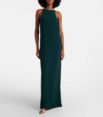 Verzierte Robe aus Crêpe | Costarellos