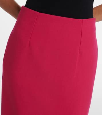 High-Rise-Bleistiftrock aus Cady  | Roland Mouret