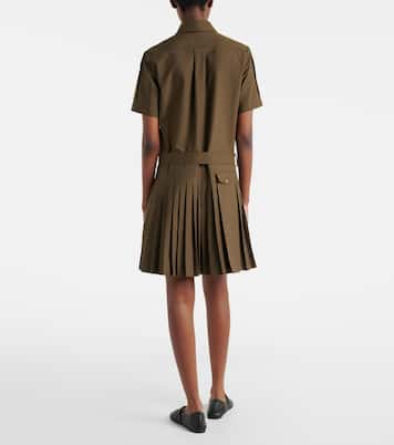 Hemdblusenkleid aus einem Baumwollgemisch | Loewe