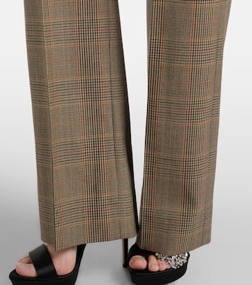 Pantalon droit Country Check en laine | McQueen