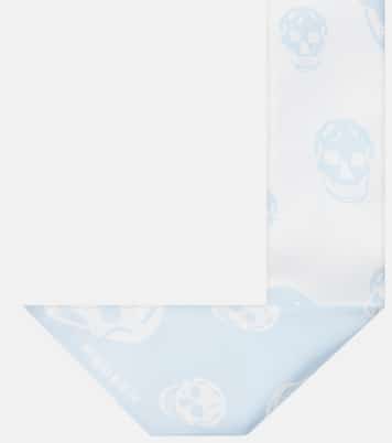 Printed silk scarf | McQueen