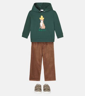 x Euan Roberts - Felpa in jersey di cotone | Gucci Kids