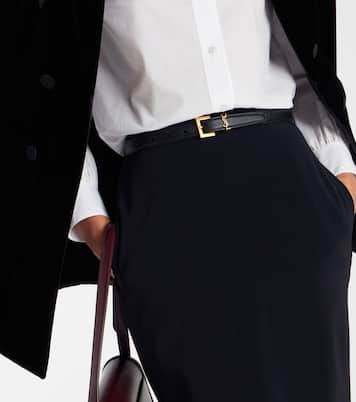 Ceinture Cassandre en cuir | Saint Laurent