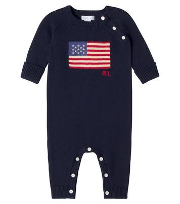 Baby knitted cotton onesie | Polo Ralph Lauren Kids