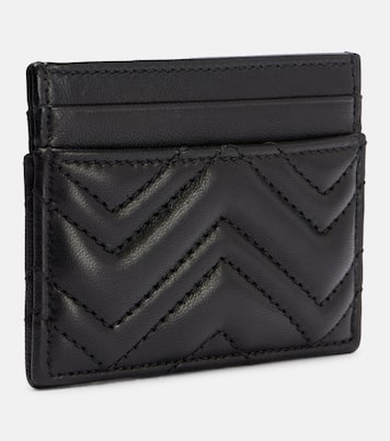 Kartenetui GG aus Leder | Gucci