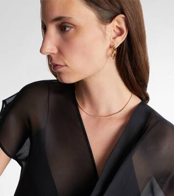 14kt gold (585/1000) tennis necklace with diamonds | Stone and Strand