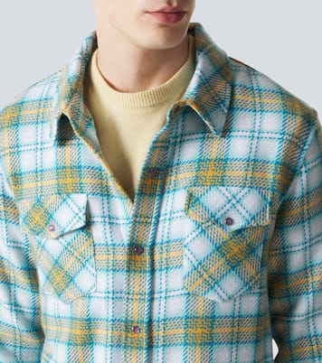 Freedom cashmere shirt with amethyst | God's True Cashmere
