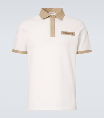 Polo en coton piqué à logo  | Moncler