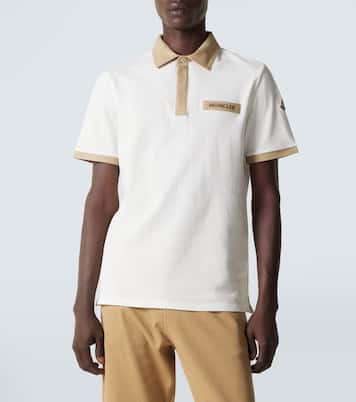 Polo en coton piqué à logo  | Moncler