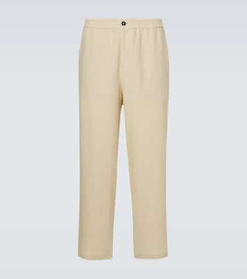 Ehnas linen straight pants | Le Kasha