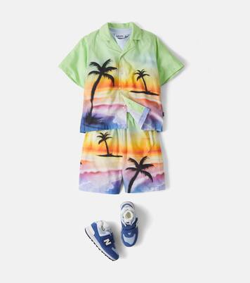 Adi printed cotton shorts | Molo