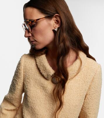 Light V VLogo oversized glasses | Valentino