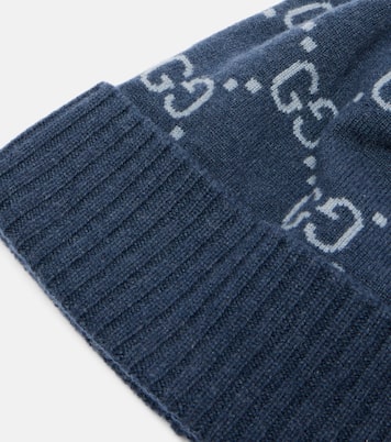 GG jacquard cashmere beanie | Gucci