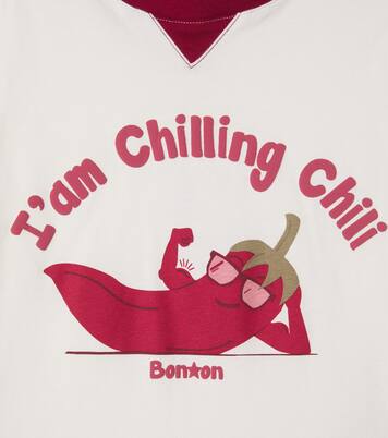 Lodestie printed cotton jersey T-shirt | Bonton