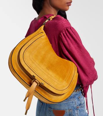 Marcie Medium suede shoulder bag | Chloé