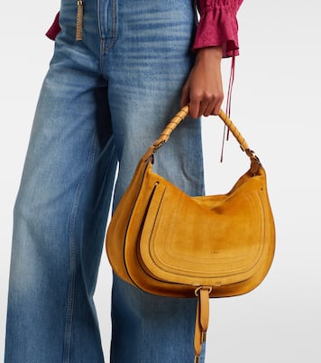 Marcie Medium suede shoulder bag | Chloé