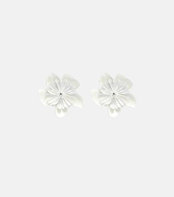 Floral clip-on earrings | Chloé