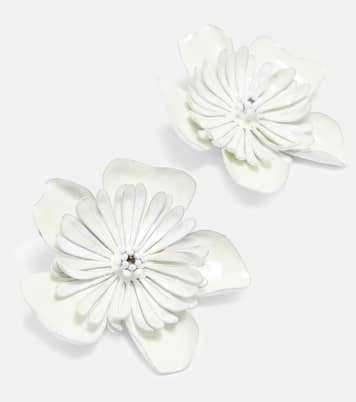 Floral clip-on earrings | Chloé