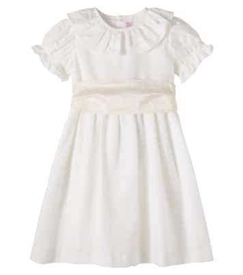 Vega belted linen and cotton dress | La Coqueta