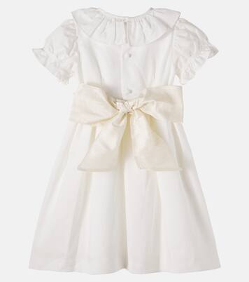 Vega belted linen and cotton dress | La Coqueta