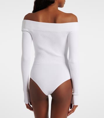 Ribbed-knit bodysuit | Alaïa