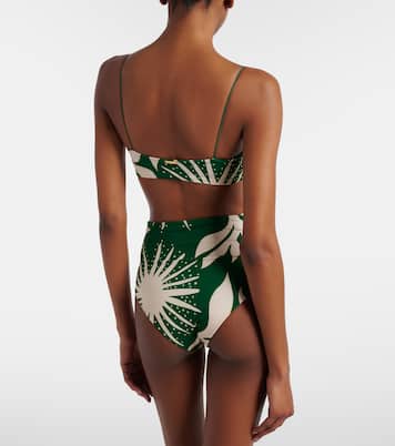 Haut de bikini imprimé Isla | Cala de la Cruz