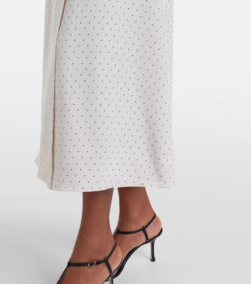 Polka-dot silk midi dress | Alessandra Rich