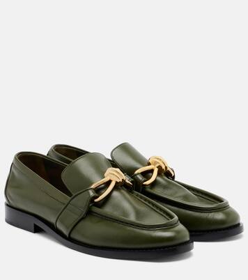Astaire Knot leather loafers | Bottega Veneta