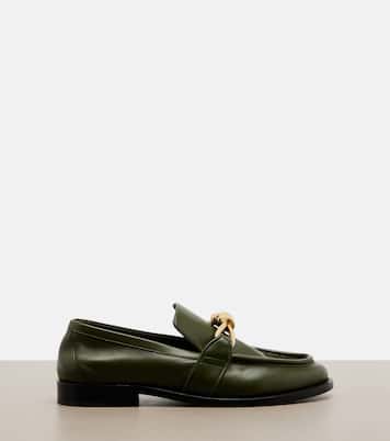 Astaire Knot leather loafers | Bottega Veneta