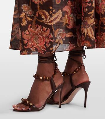 Pandawa beaded leather sandals | Gianvito Rossi