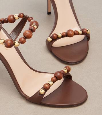 Pandawa beaded leather sandals | Gianvito Rossi