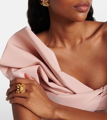 Crab embellished ring | Oscar de la Renta
