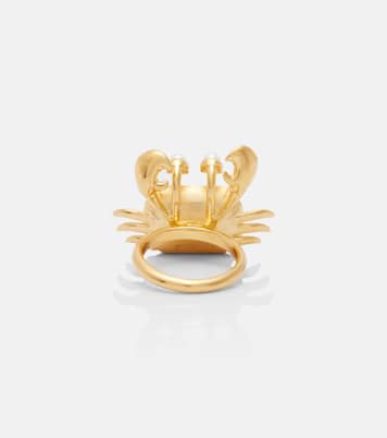 Crab embellished ring | Oscar de la Renta