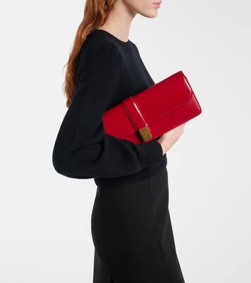 Blake leather clutch | Khaite