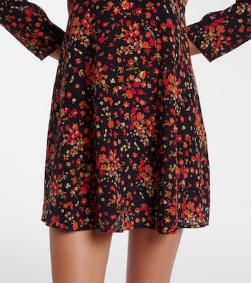 Floral silk minidress | Gucci