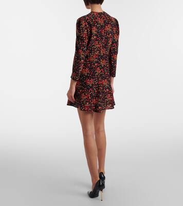 Floral silk minidress | Gucci