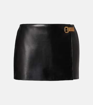Skort aus Leder | Balenciaga