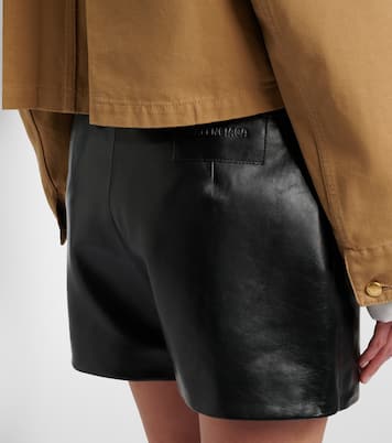 Skort aus Leder | Balenciaga