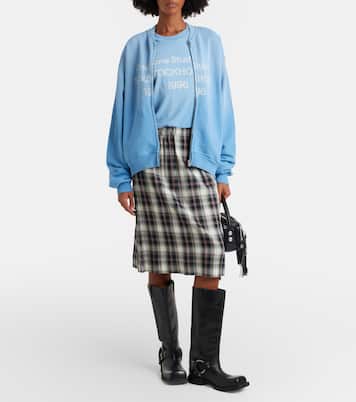 Oversize-Jacke aus Jersey | Acne Studios