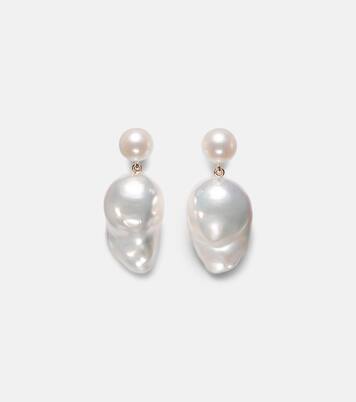 Venus Blac 14kt gold earrings with pearls | Sophie Bille Brahe