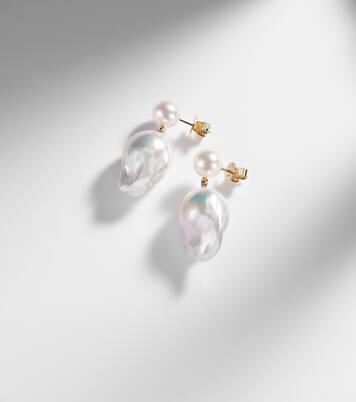 Venus Blac 14kt gold earrings with pearls | Sophie Bille Brahe
