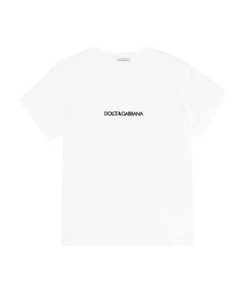 T-shirt brodé en coton | Dolce&Gabbana Kids