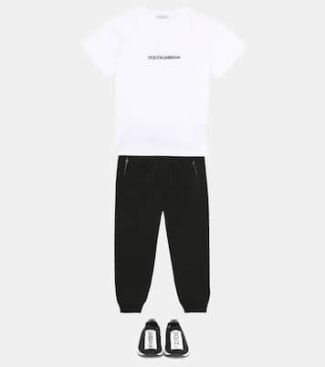 T-shirt brodé en coton | Dolce&Gabbana Kids