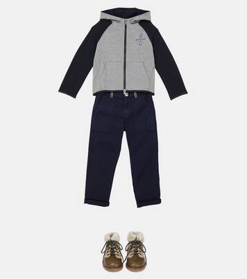 Stiefel Henry aus Leder | Bonpoint