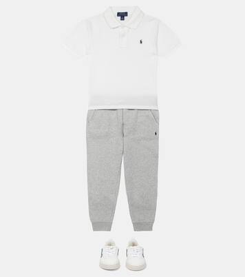 Logo cotton-blend sweatpants | Polo Ralph Lauren Kids