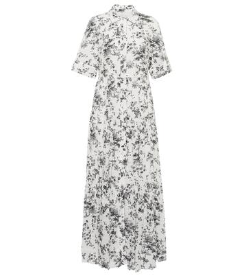 Robe longue Kate en coton à fleurs | Erdem