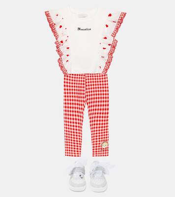 Printed cotton top | Monnalisa