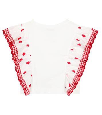 Printed cotton top | Monnalisa