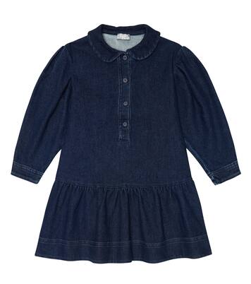 Cotton-blend denim dress | Il Gufo